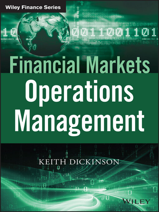 Title details for Financial Markets Operations Management by Keith Dickinson - Available